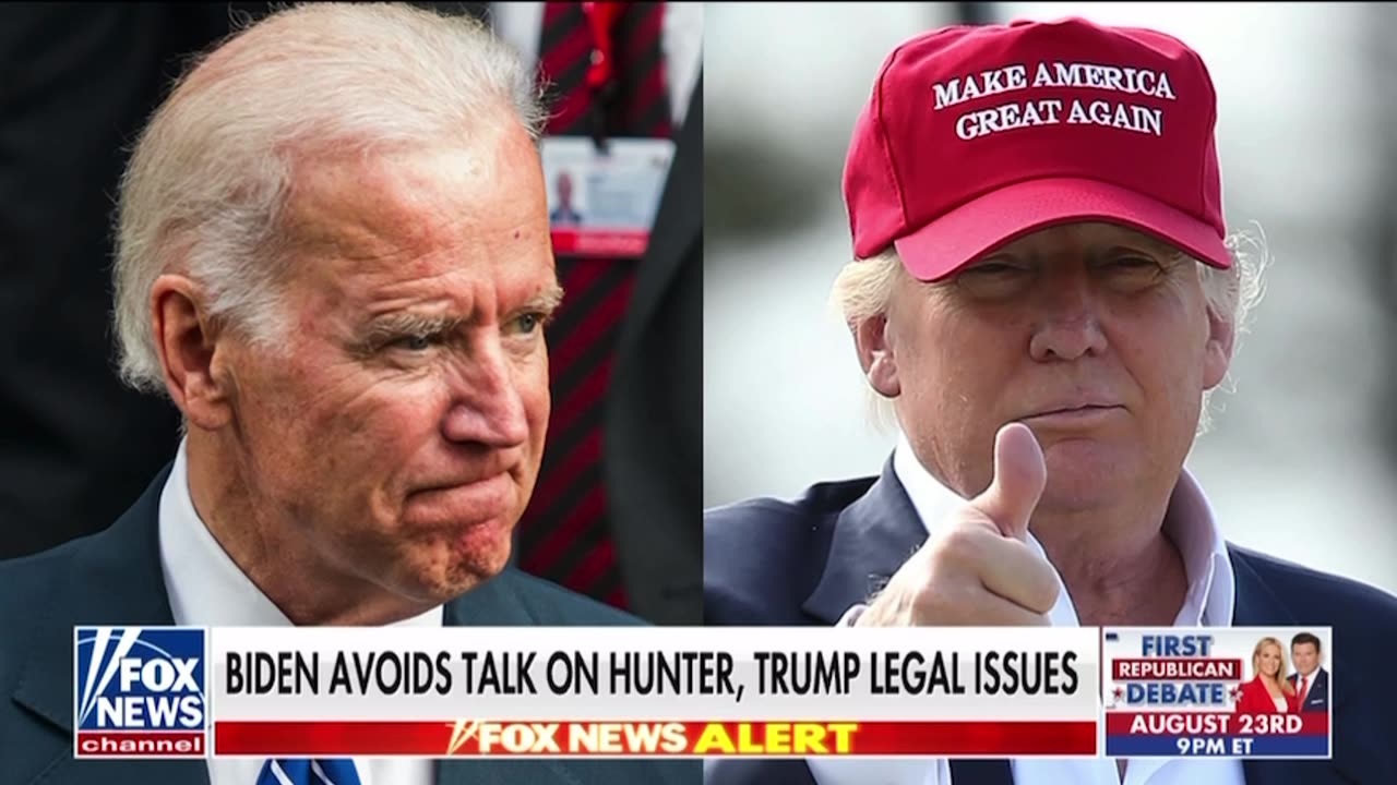 Biden avoids talk on Hunter or Trump