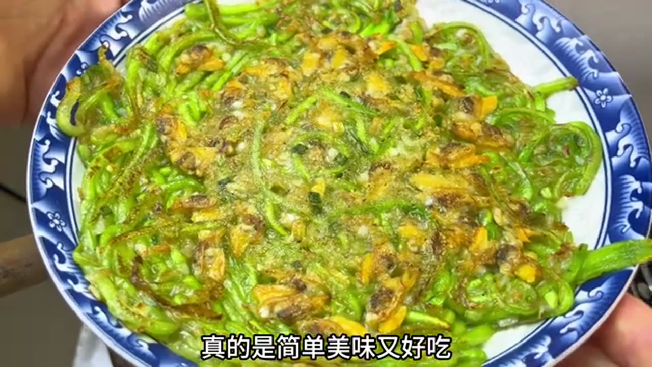 Chaoshan home-cooked seasonal dish: loofah and clams, crispy, tender, fresh and not greasy