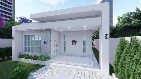 Small/Simple house design( 10x10.5) with 105 sqm floor area.