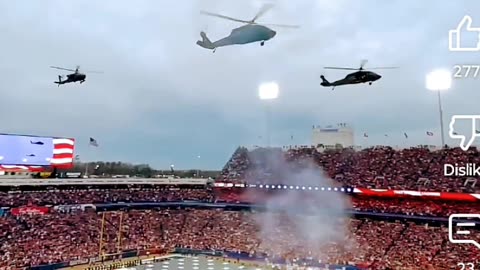 BUFFALO BILLS GAME FLYOVER