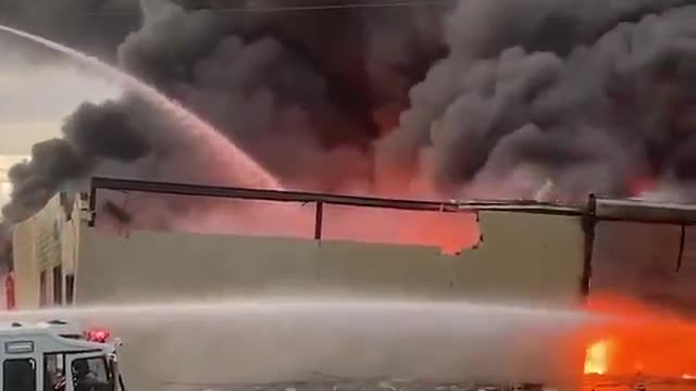 Three Alarm Fire Breaks Out At Nebraska Chemical Plant