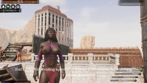 Conan Exiles, farming black ice, busty, Boobs, breast expansion, huge tits, silicone breast