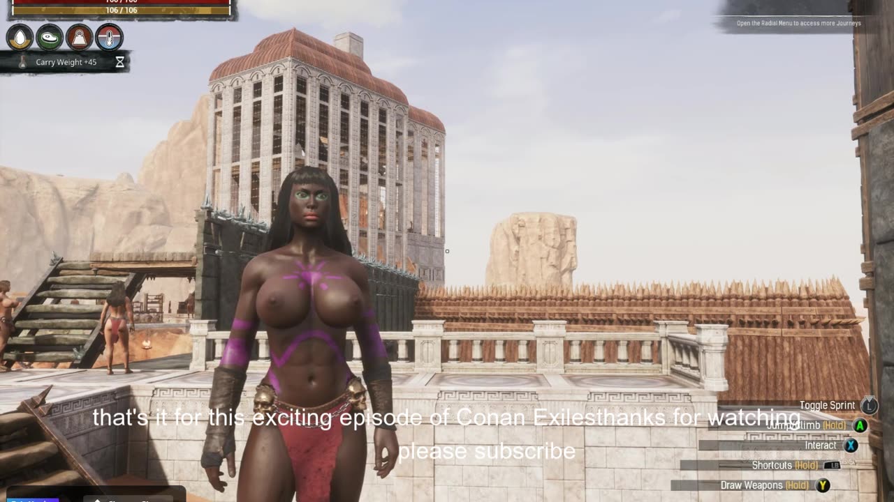 Conan Exiles, farming black ice, busty, Boobs, breast expansion, huge tits, silicone breast