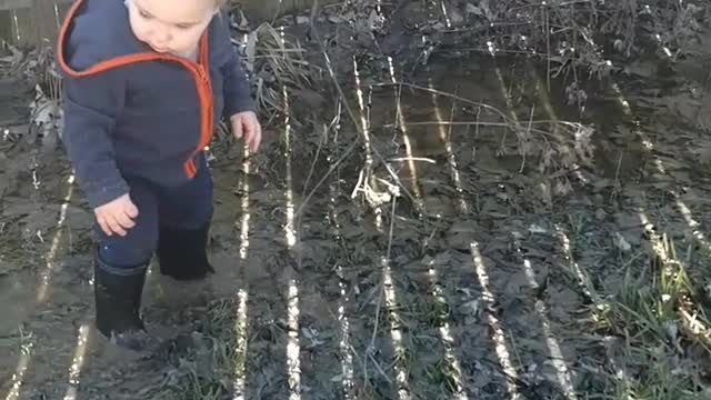 Hillbilly toddler vs dead bush, who wins.