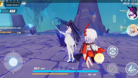 Honkai Impact 3rd - Elysian Realm Real Difficulty W/ Valkyrie Bladestrike Pt 1