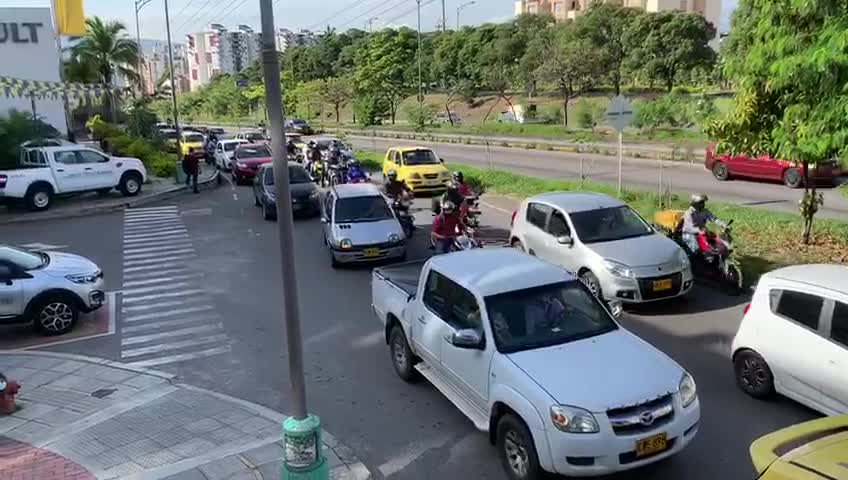 Paro nacional de taxis en Colombia