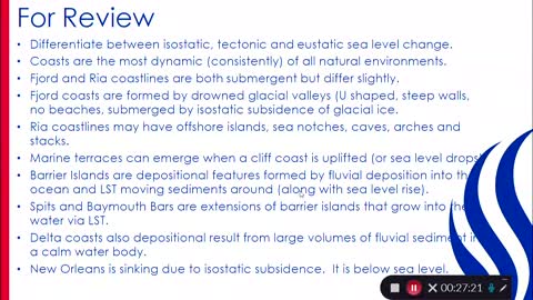 Coastal Systems: Shorelines