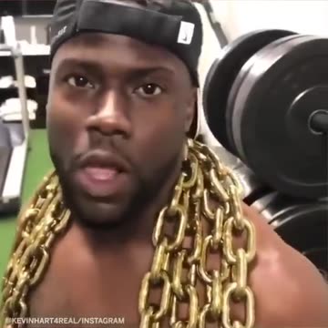 When Kevin Hart imitates The Rock after his workout