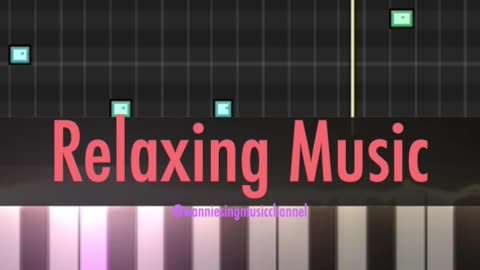 Relaxing Music - my own music piano tutorial