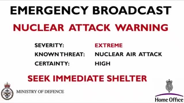 BBC breaking news on the possibility of nuclear attack