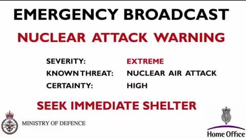 BBC breaking news on the possibility of nuclear attack