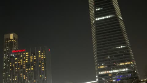 The night view of Songdo in Korea