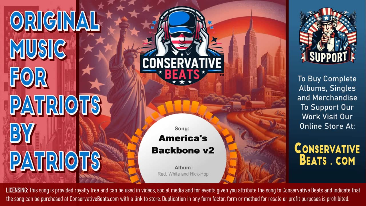 Conservative Beats - Album: Red, White and Hick-Hop - Single: America's Backbone ( Version 2 )