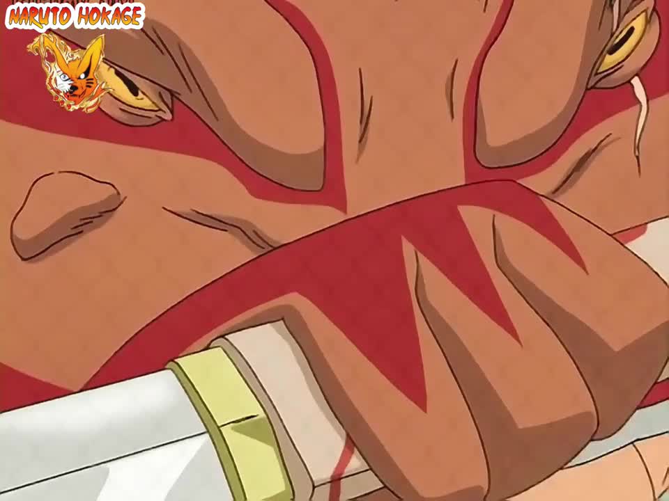 Naruto se Enfrenta a Gaara e Protege a Sasuke e a Sakura