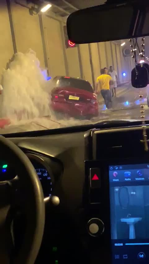 Accidente en túnel de Crespo