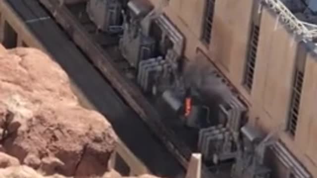 *NEW VIEW OF HOOVER DAM EXPLOSION* Alarm Sirens are Now Wailing