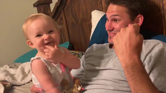 Funny And Sweet Father | Funny Babies Video Funny And Sweet Father | Funny Babies Video