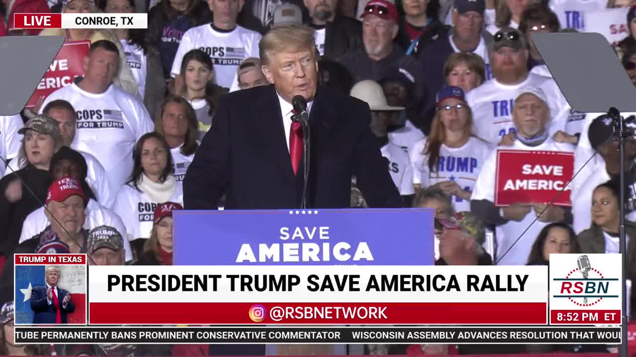 Trump: "I took us OUT of endless and ridiculous wars."