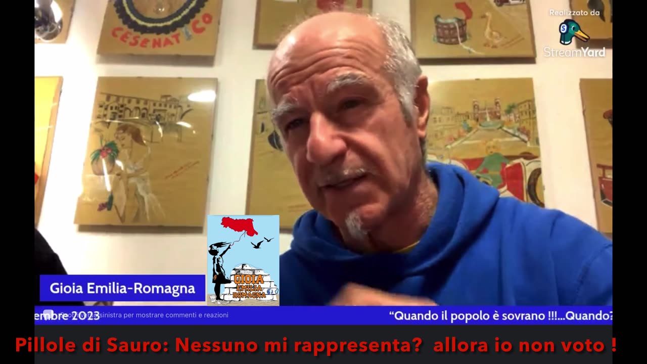 PILLOLE DI SAURO . NESSUNO MI RAPPRESENTA ALLORA IO NON VOTO