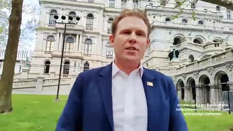 5.16.2022 LIVE Albany New York Interview w Andrew Giuliani, son of Rudy, R - Running for Governor NY