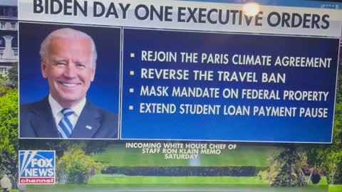 BIDENS EXPANSIVE AGENDA FOR FIRST 10 DAYS