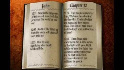 Holy Bible John, 12-13