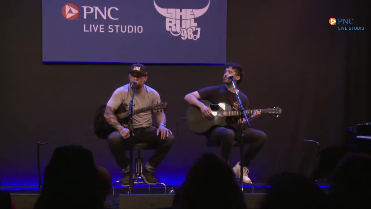 Brantley Gilbert in the PNC Live Studio