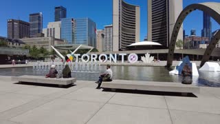 Nathan Philips Square Toronto Ontario Canada 07 03 2022