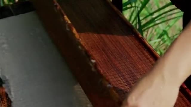 Ancient papermaking