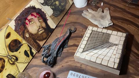 3-D wood burning attempt