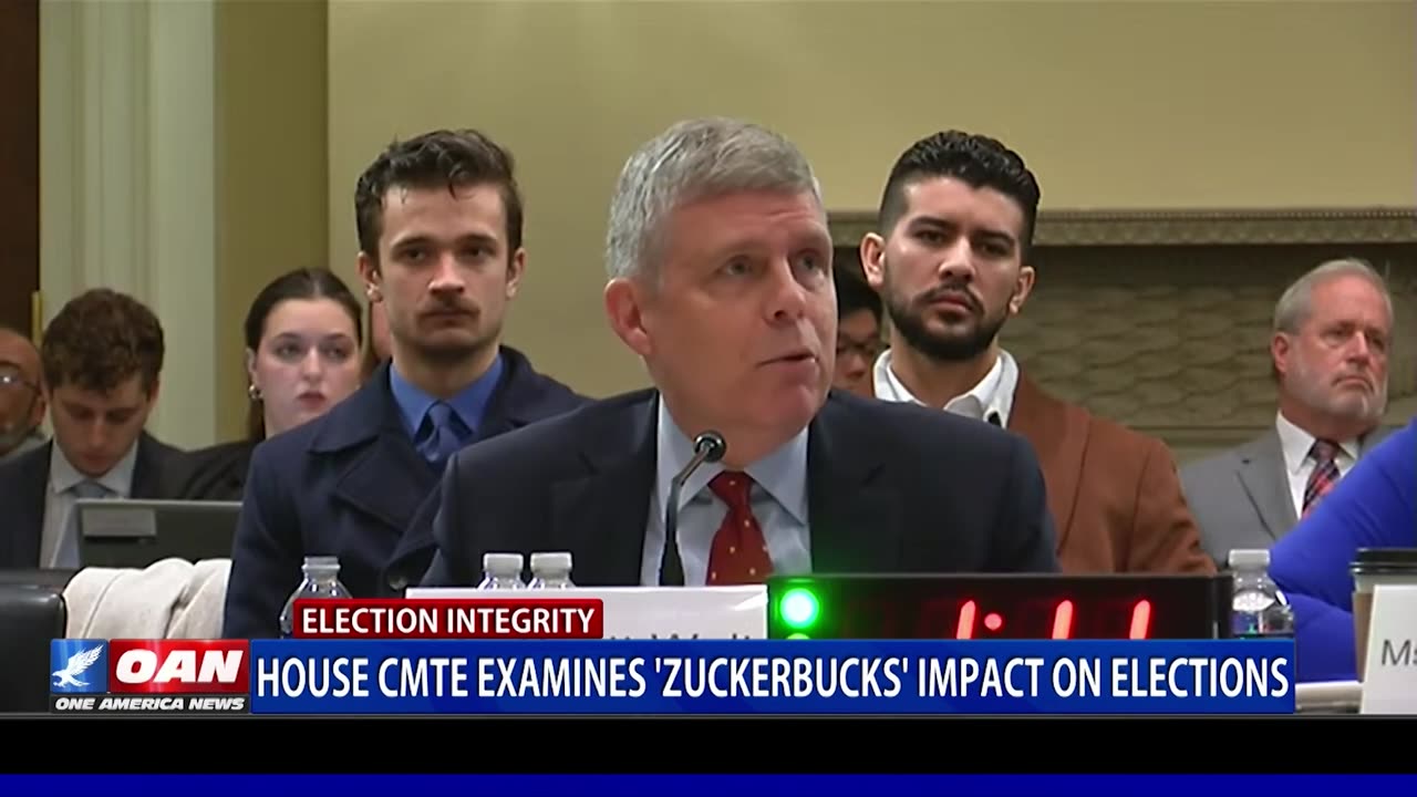 House CMTE Examines 'Zuckerbucks' Impact On Elections