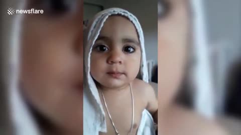 18 Second Cute baby funny video