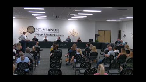 Dr. Dan Stock MD, Mt Vernon school board meeting, COVID-19, AND VACCINES