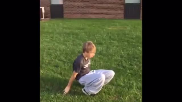 Collab copyright protection - backwards hat frontflip hits butt