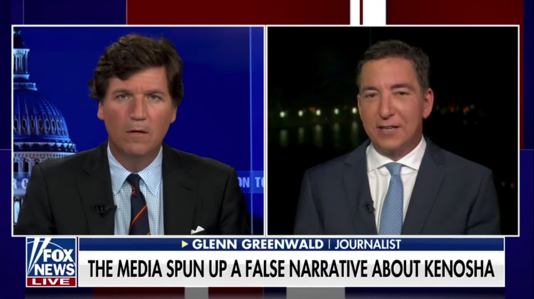 Glenn Greenwald slams the media for spinning a false narrative about Kyle Rittenhouse