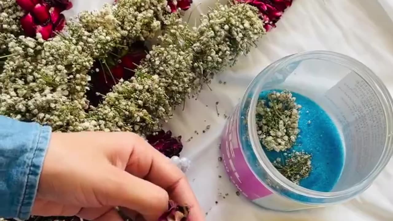 Wedding Garland Preserved in Silica Gel