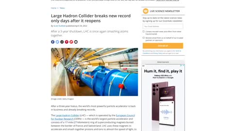 CERN PREPARES TO BRING FORTH OUR TRUE "INDEPENDENCE DAY"