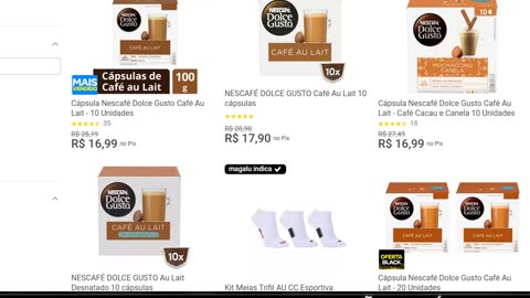Cápsula Nescafé Dolce Gusto Café Au Lait - 10 Unidades MAGAZINEANV