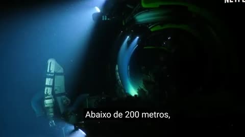 Raro Peixes-remo (Regalecus glesne) Filmado Vivo