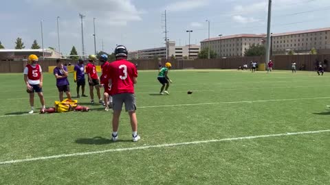 Ashton Stamps at LSU Elite Camp