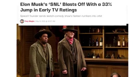 Saturday Night Live - Ratings Crash because of propergander brainwashing. (Right Wing)