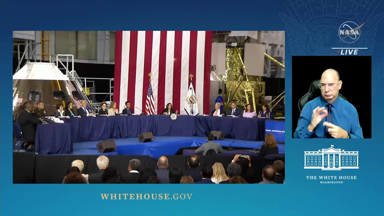 Vice President Kamala Harris Chairs National Space Council Meeting at NASA's Johnson Space Center