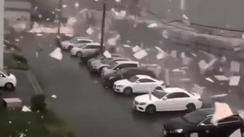 Typhoon in South Korea