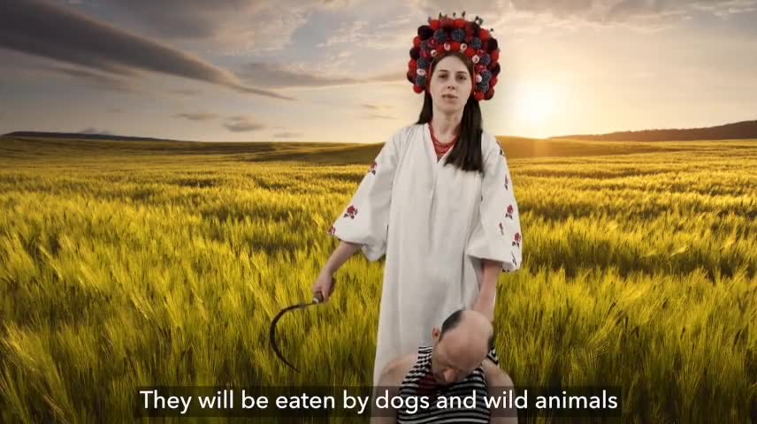 2022-04-10 Onthoofding propaganda door Oekrainers