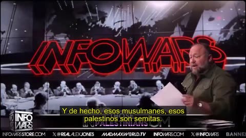 EE.UU | Alex Jones exhibe el genocidio Israelí.