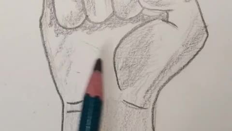 How to draw fist