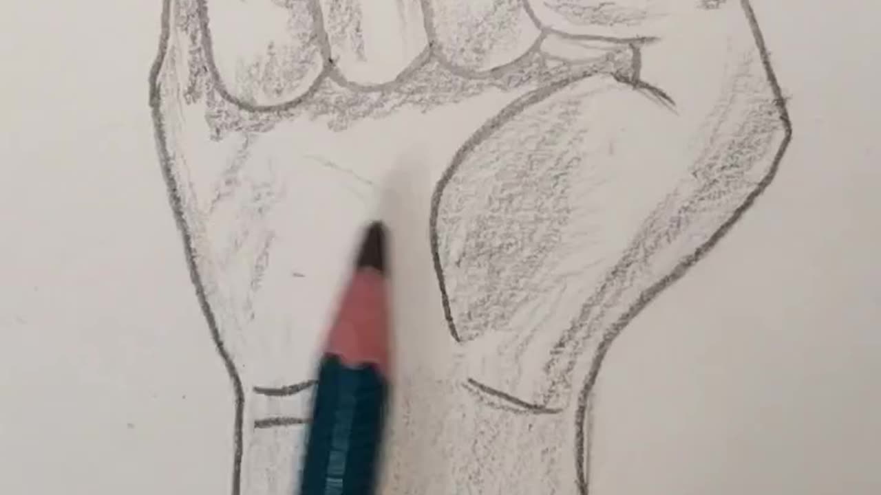 How to draw fist