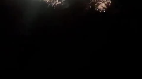 Russian Phosphorus Shells Exploding Somewhere Over the Front Lines