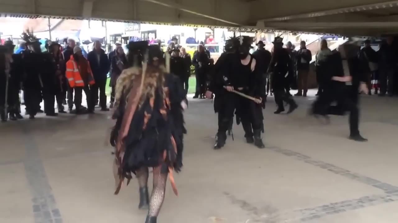 Beltane Border Morris - Jolly Roger - Upton Folk Festival - 2nd May 2015