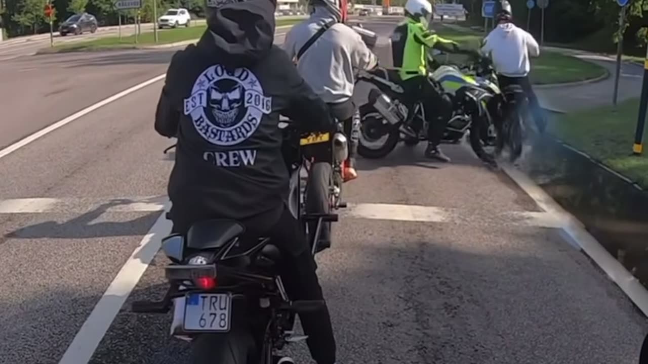 Cop Clipped By Fellow Motorist